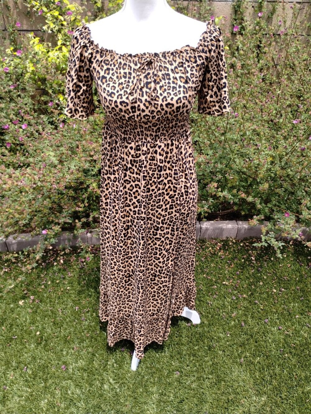 Animal Print Woven Dress